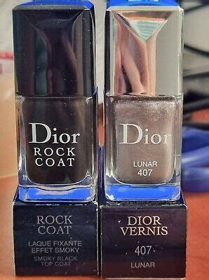 dior 407 lunar|Lot of 2 DIOR Nail Vernis .